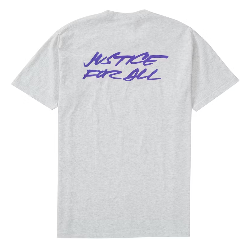 Supreme Futura Logo Tee Ash Grey