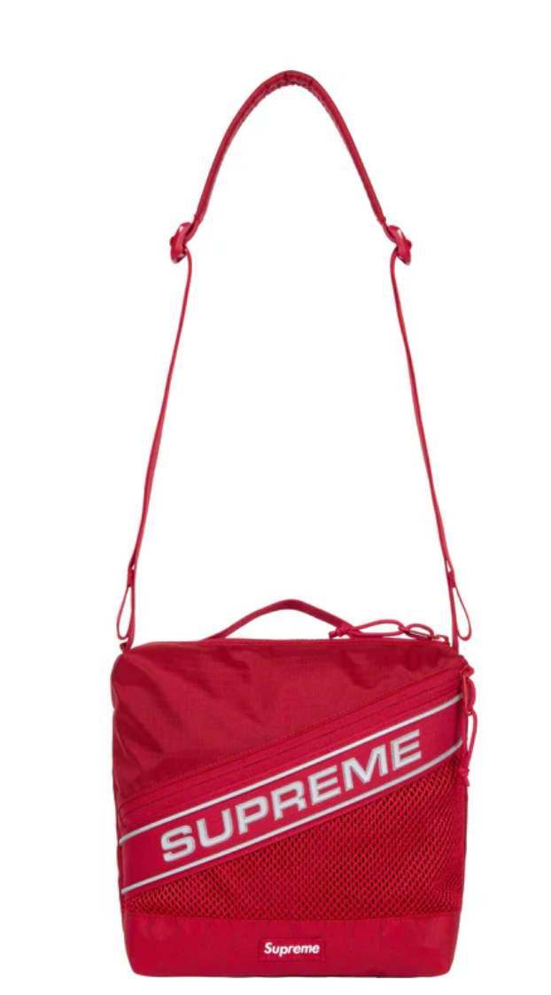 18ss supreme shoulder bag 赤ショルダーバッグ - ショルダーバッグ