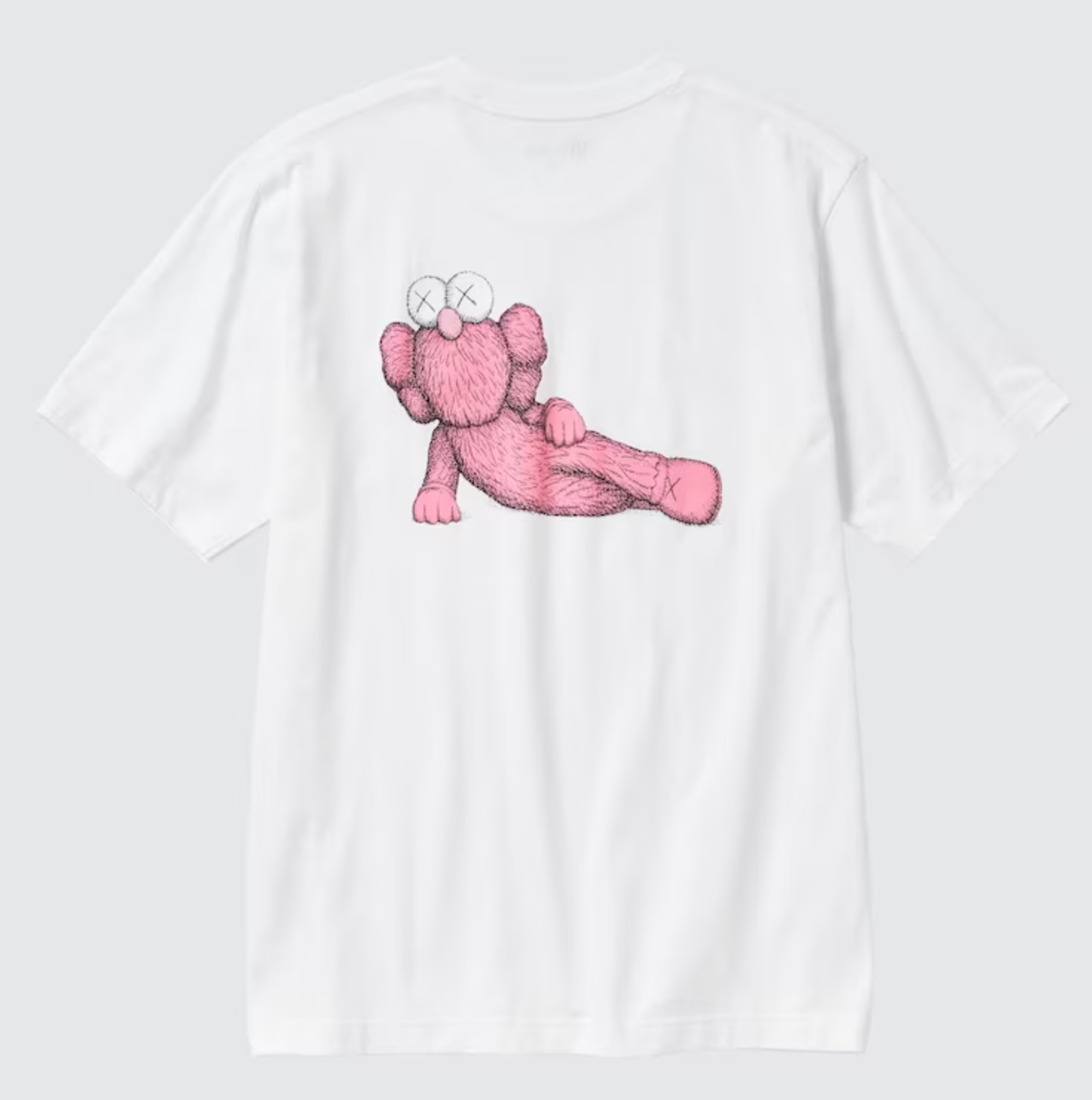 Kaws x Uniqlo Tee White/Pink