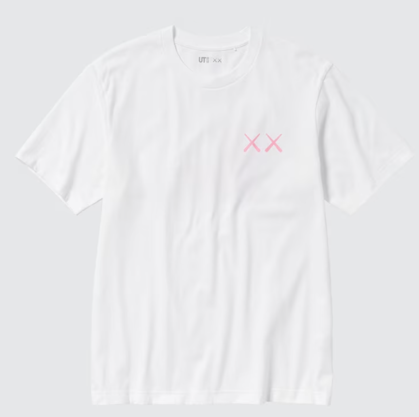 Kaws x Uniqlo Tee White/Pink