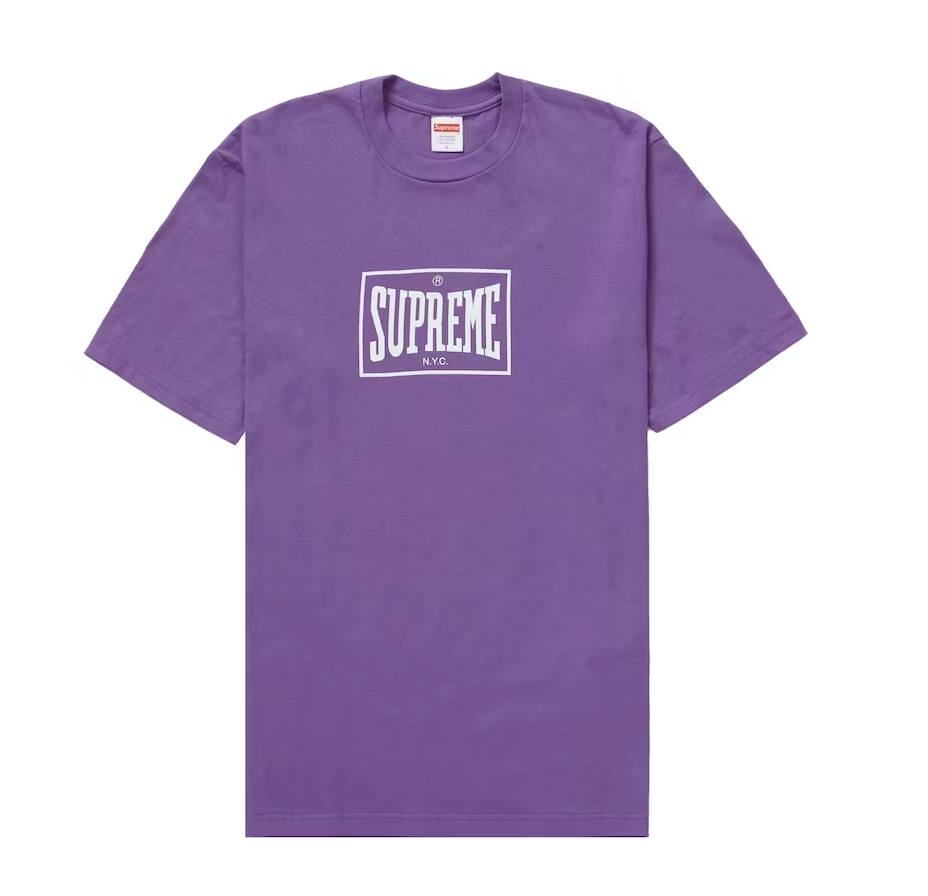 Supreme Warm Up Tee Purple