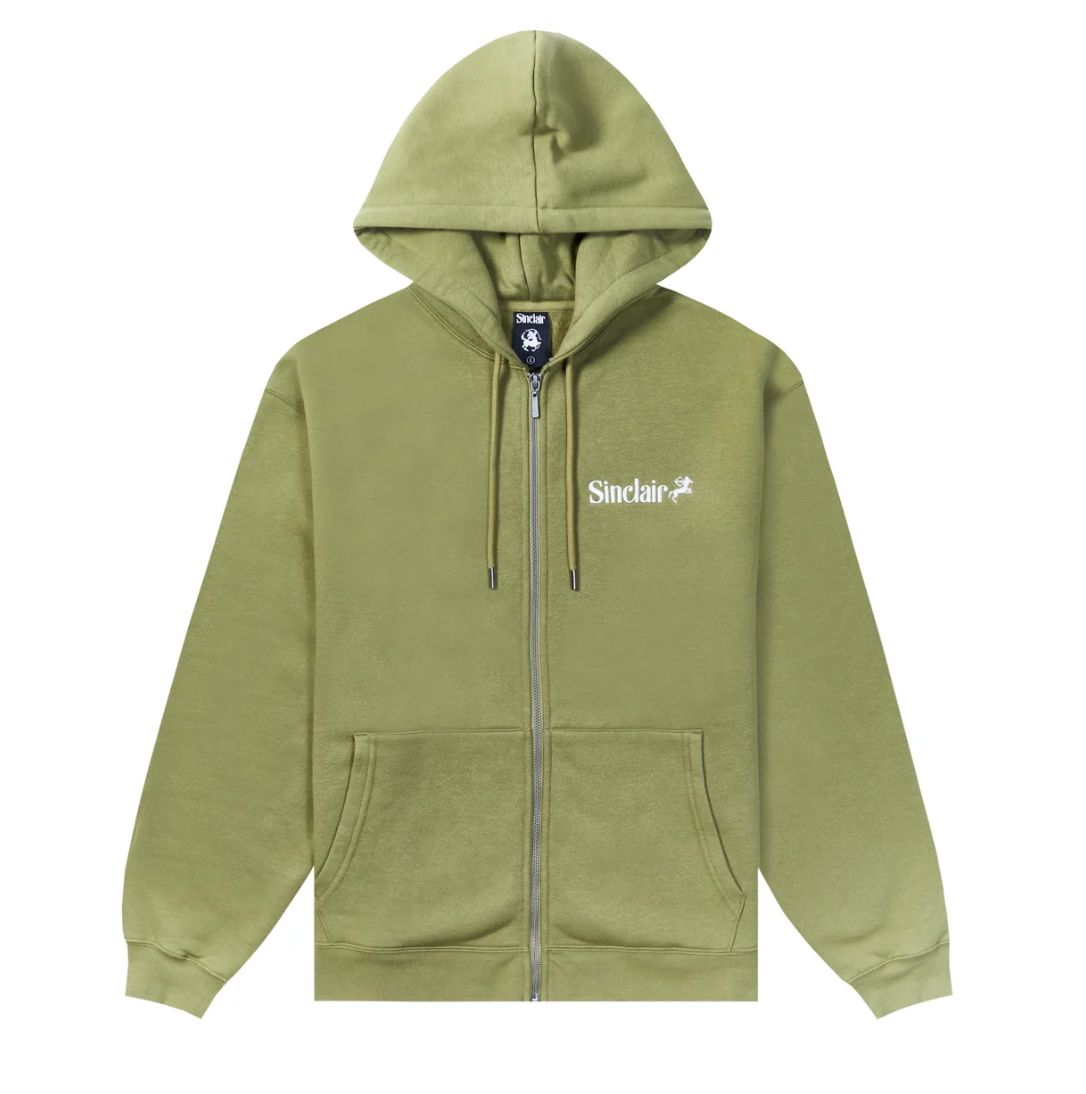 Sinclair Sagittarius Clairssential Zip Up Dark Olive