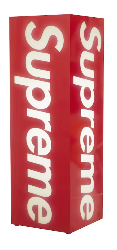 Supreme Box Logo Lamp Red
