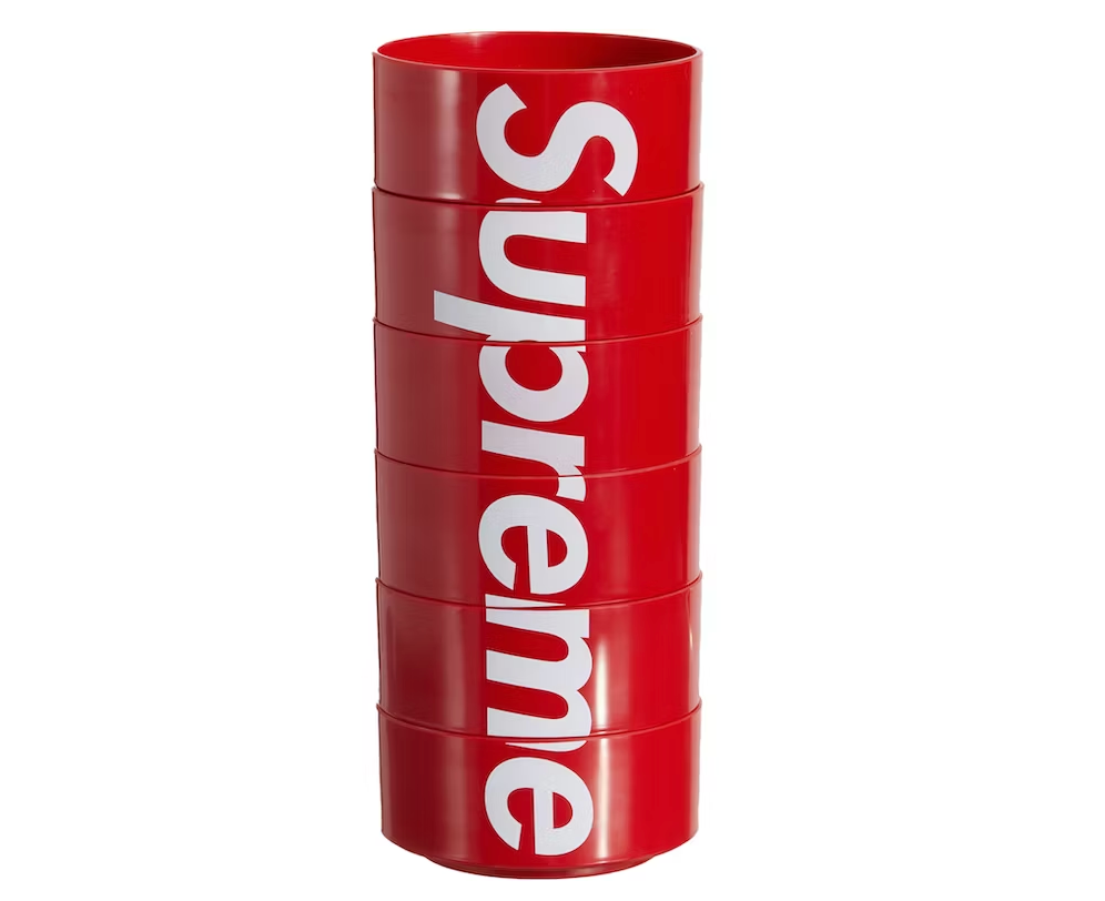 Supreme Heller Bowls (Set of 6) Red