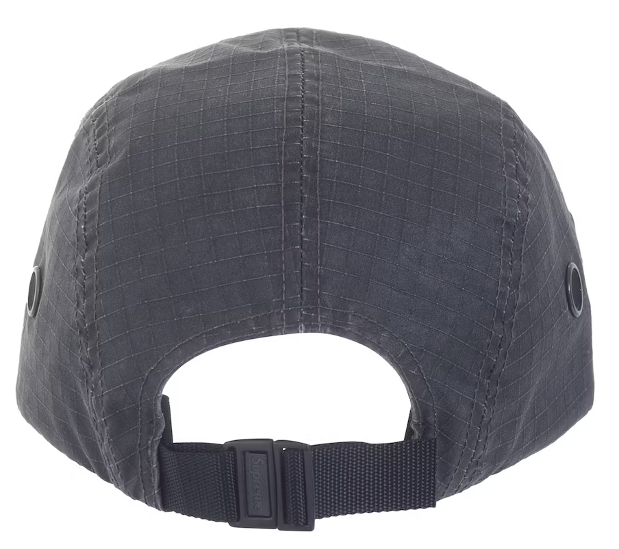 Supreme Distressed Ripstop Camp Cap Black