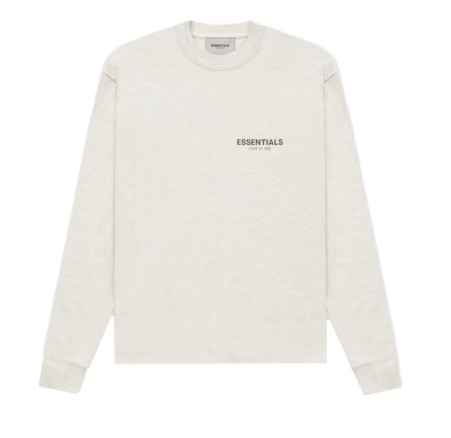 Fear of God Essentials Core Collection L/S T-shirt Light Heather Oatmeal