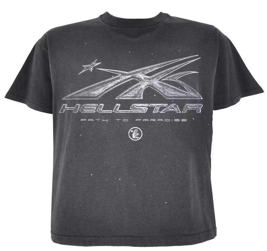 Hellstar Chrome Logo T-Shirt Black