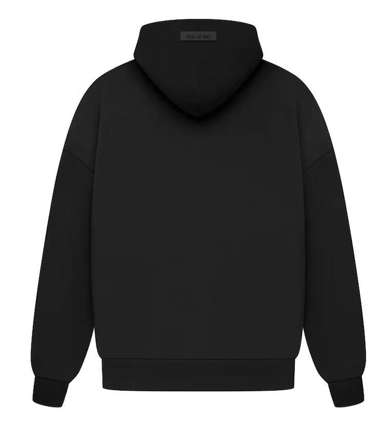 Fear of God Essentials Arch Logo Hoodie Jet Black