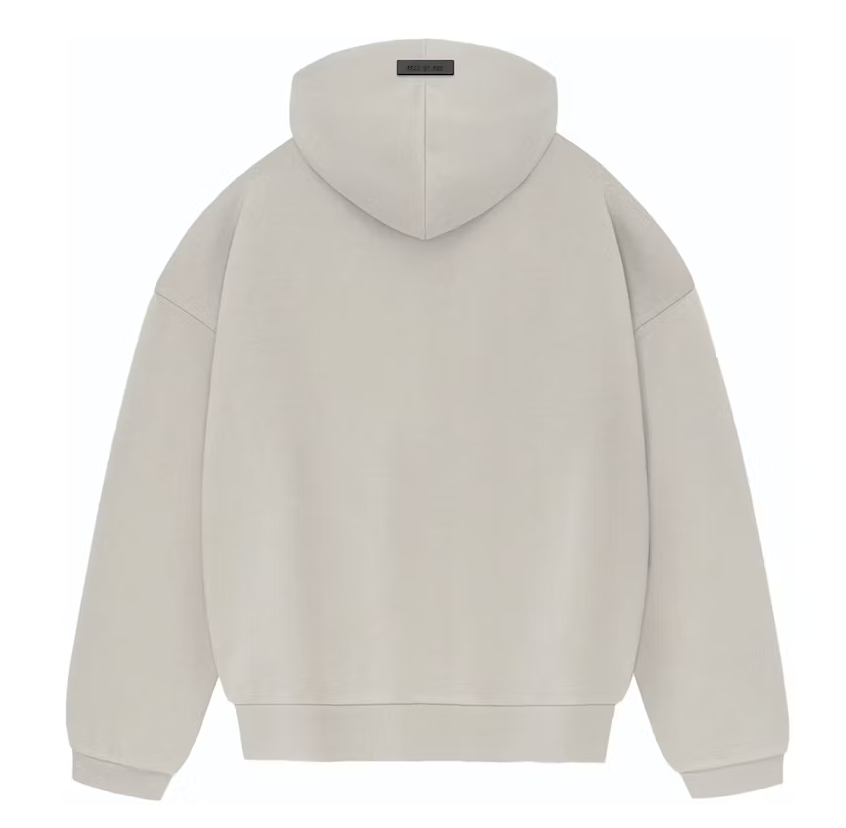 Fear of God Essentials Hoodie Silver Cloud