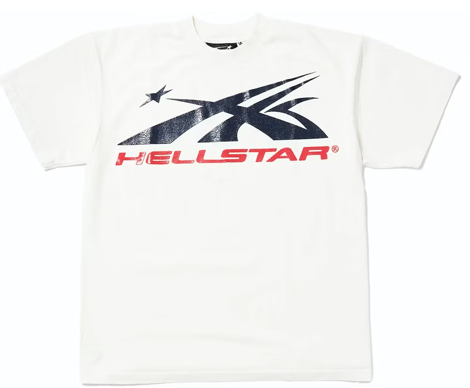 Hellstar Sport Logo Gel T-shirt White