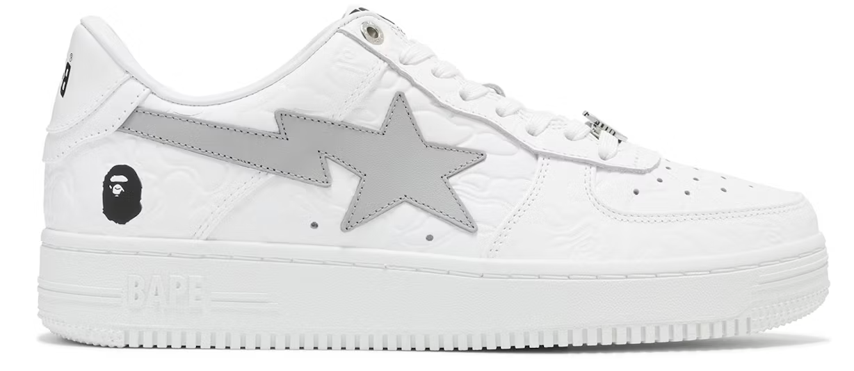 A Bathing Ape Bape Sta Low #3 Line Camo White