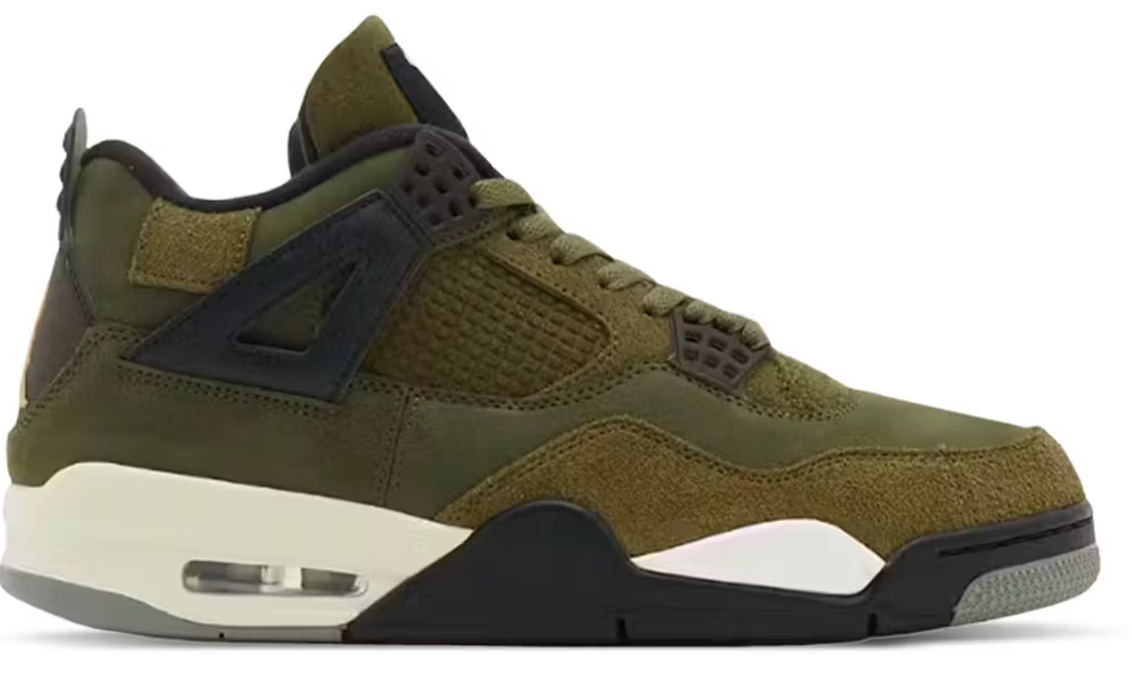 Air Jordan 4 Retro SE Craft Medium Olive (GS)