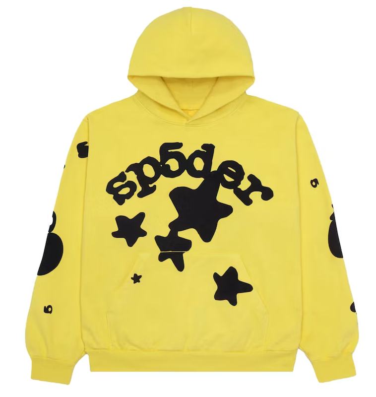 Sp5der Beluga Hoodie Gold