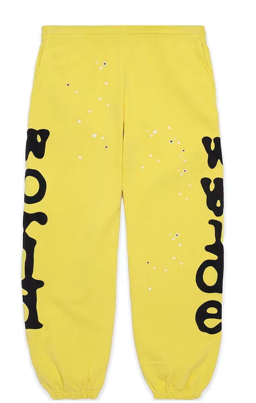 Sp5der Beluga Sweatpants Gold