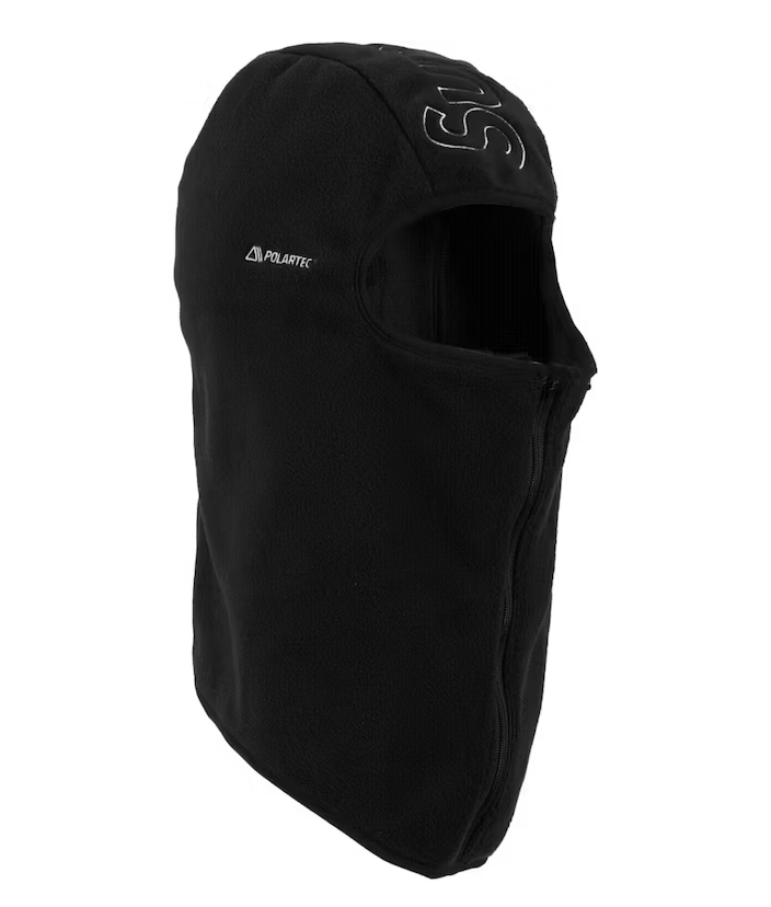 Supreme Polartec Zip Balaclava Black