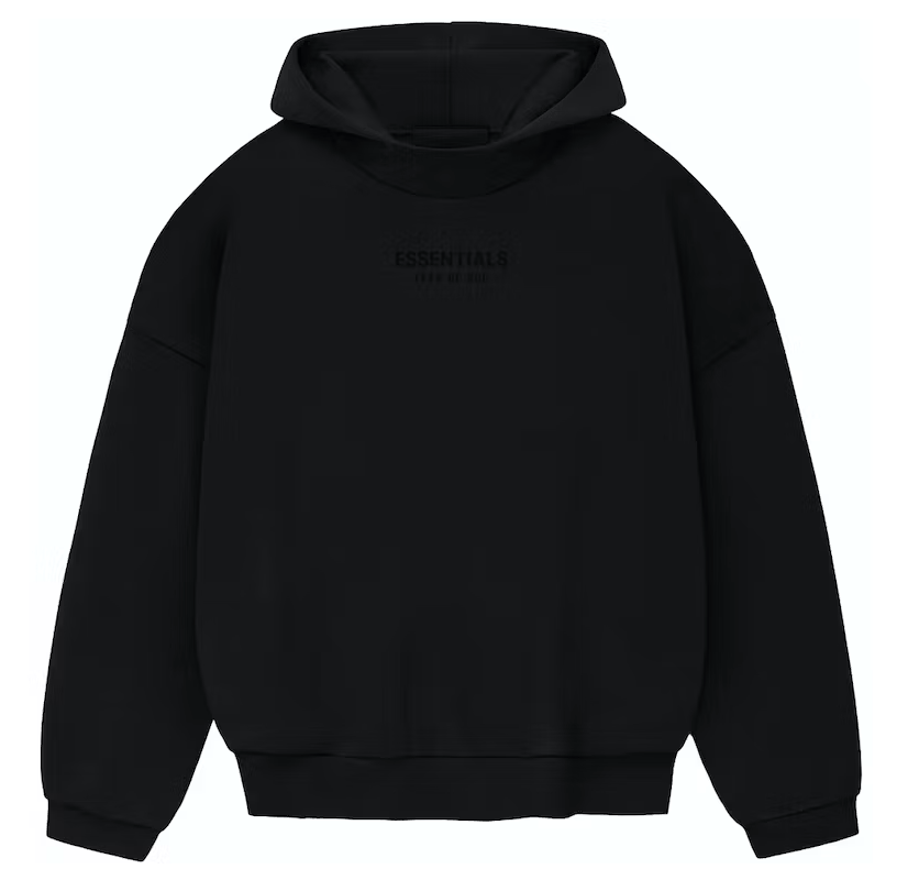 Fear of God Essentials Hoodie Jet Black