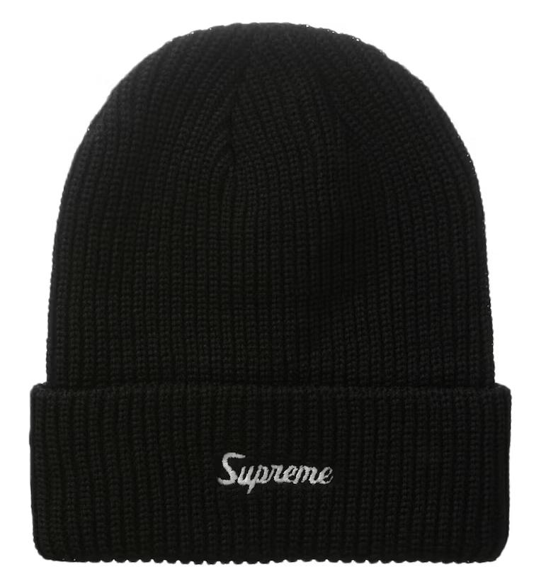 Supreme Loose Gauge Beanie Black