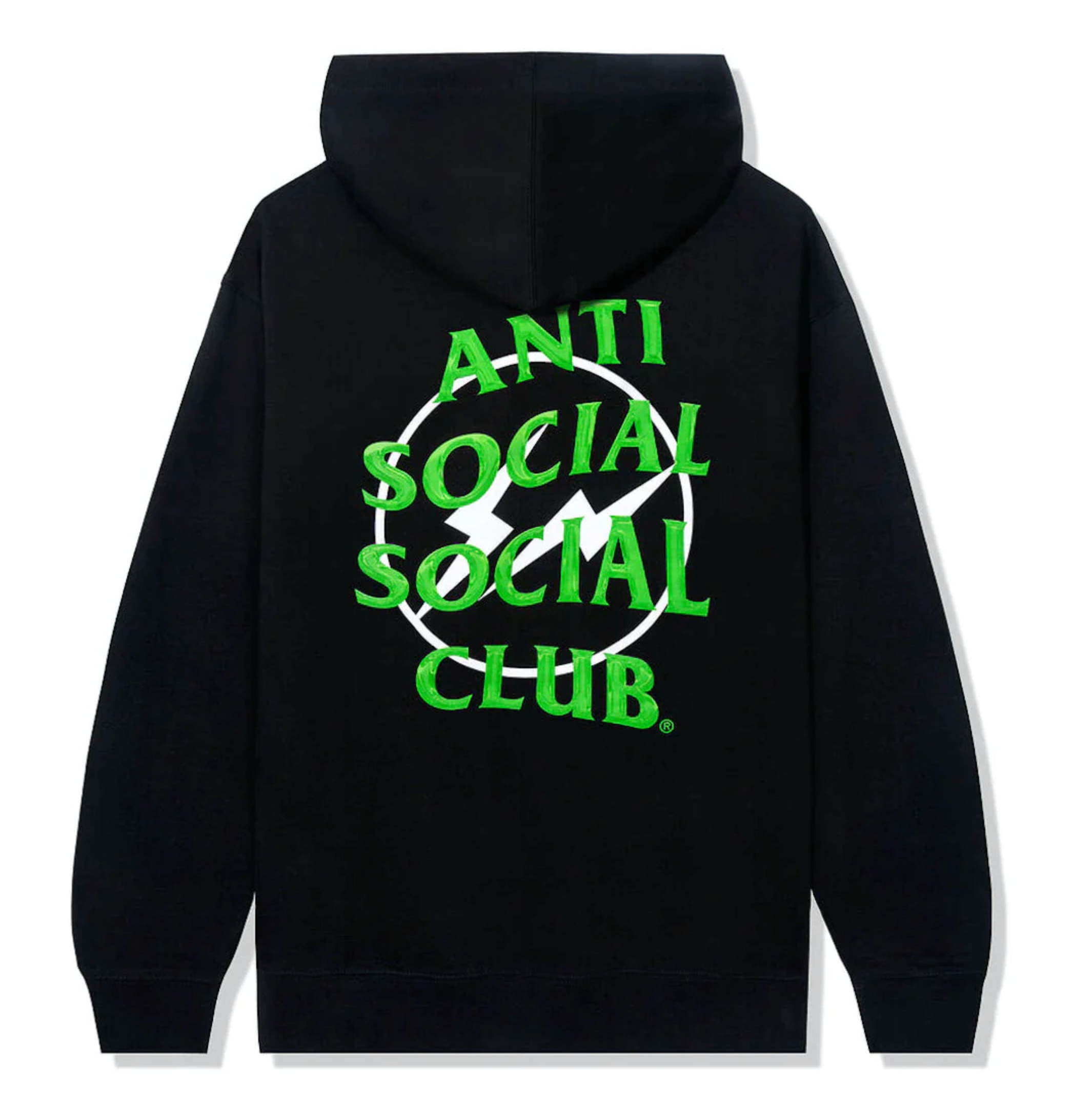 ANTI SOCIAL SOCIAL CLUB X FRAGMENT PRECIOUS PETALS HOODIE (FW22) BLACK GREEN