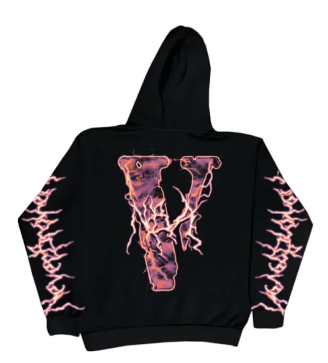 VLONE X NEVER BROKE AGAIN EYES HOODIE BLACK