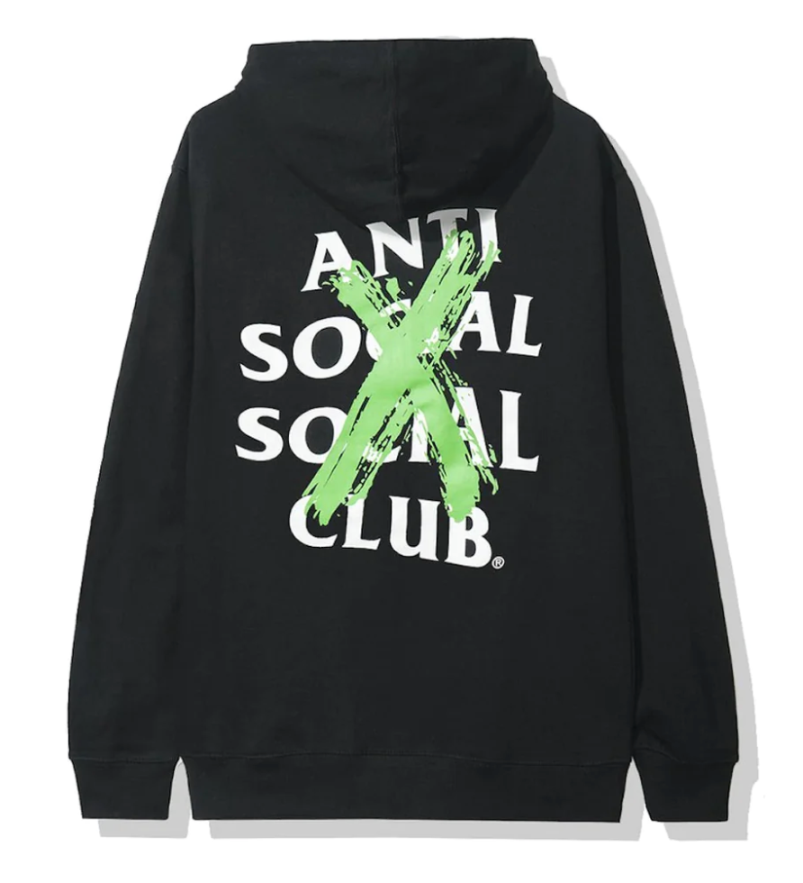 ANTI SOCIAL SOCIAL CLUB CANCELLED REMIX HOODIE (FW19) BLACK
