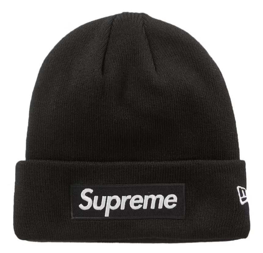 Supreme New Era Box Logo Beanie (FW23) Black