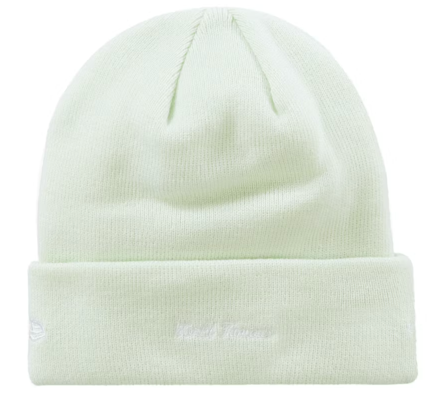 Supreme New Era Box Logo Beanie (FW23) Light Green