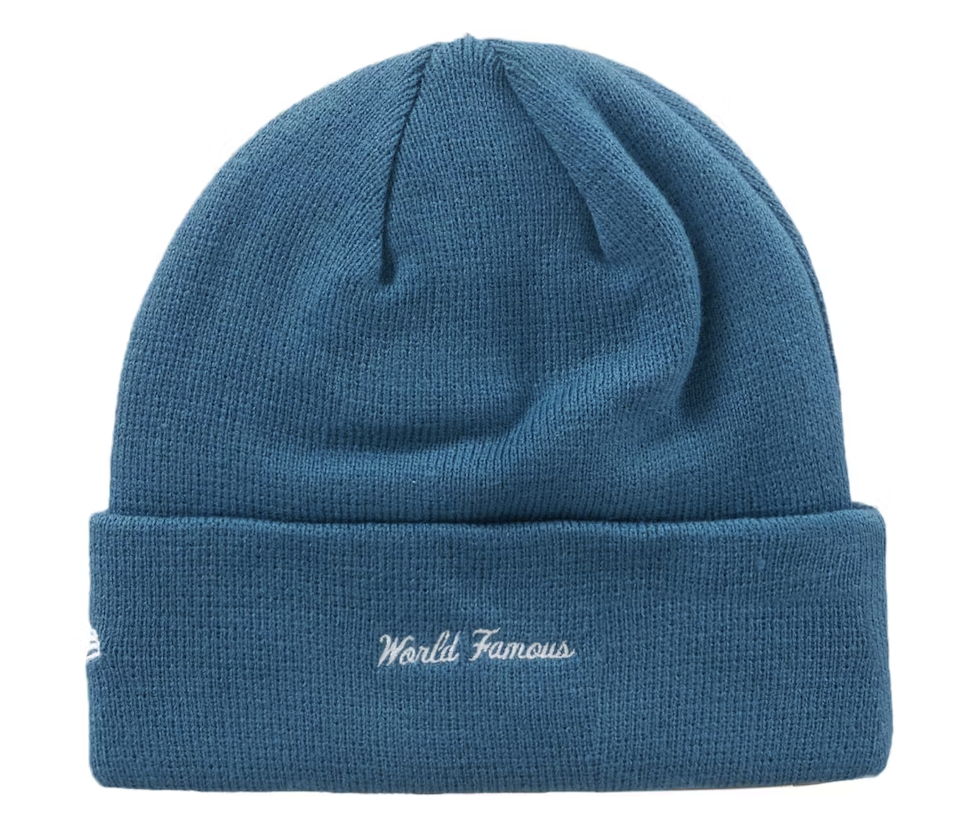 Supreme New Era Box Logo Beanie (FW23) Blue