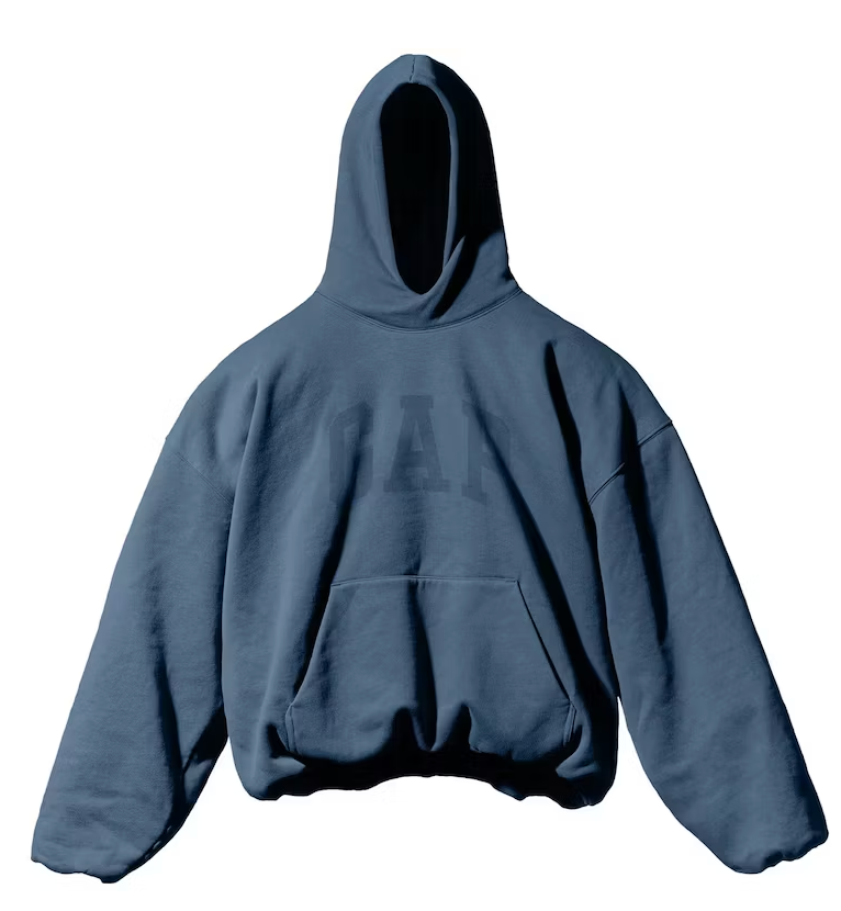 Yeezy Gap Engineered by Balenciaga Dove Hoodie Dark Blue