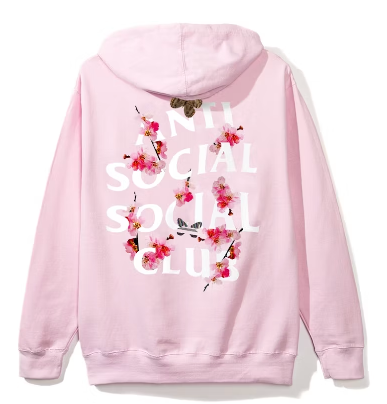 Anti Social Social Club Kkoch Hoodie Pink