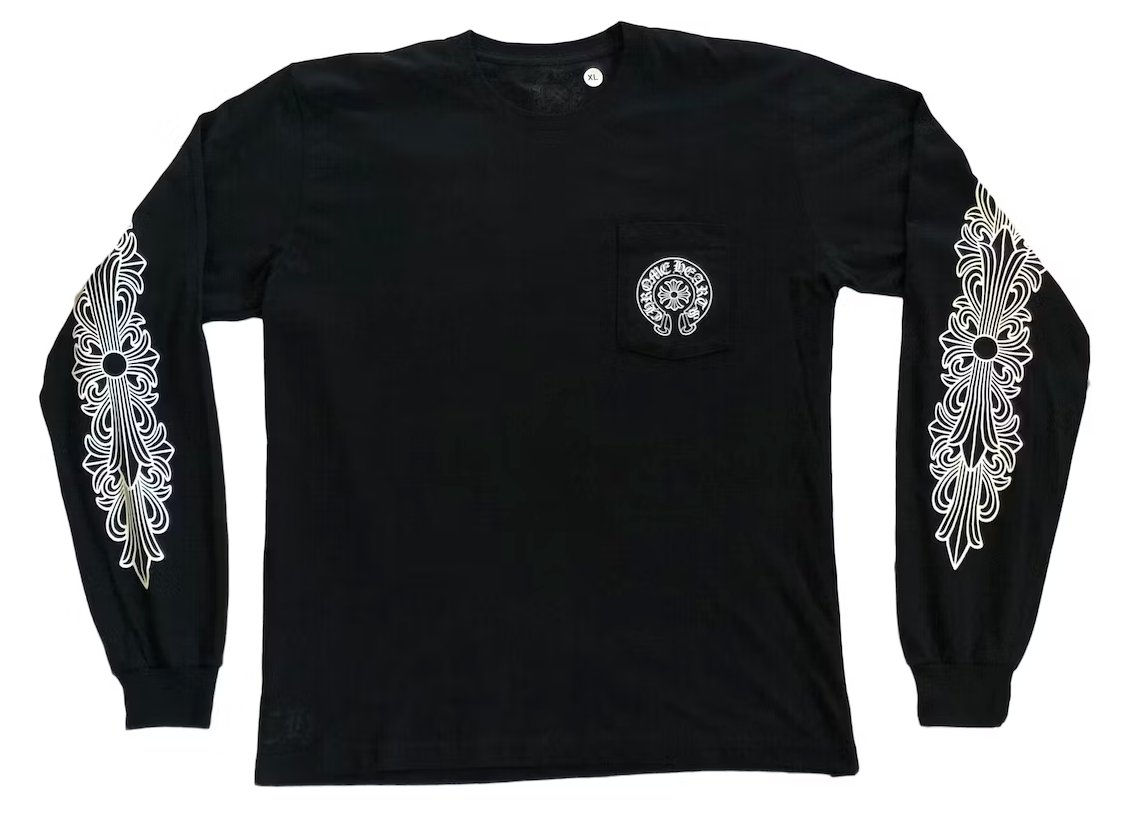 Chrome Hearts Horse Shoe L/S T-shirt Black