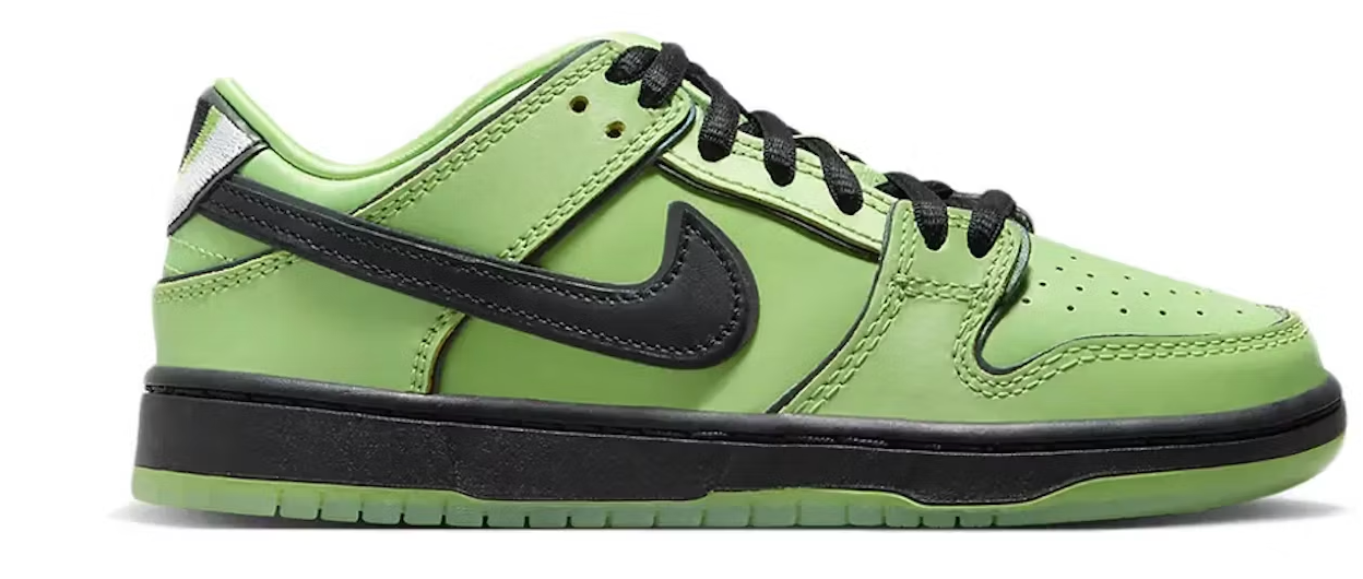 Nike SB Dunk Low The Powerpuff Girls Buttercup (PS/TD)