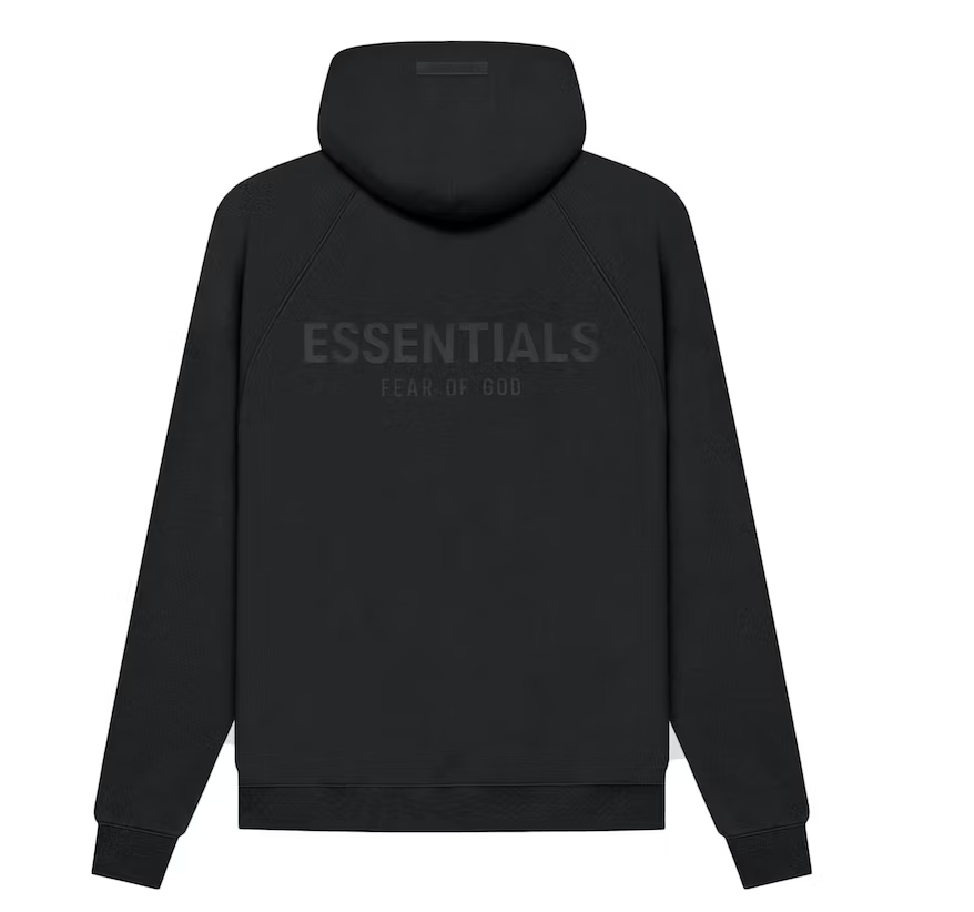 Fear of God Essentials Pull-Over Hoodie (SS21) Black/Stretch Limo