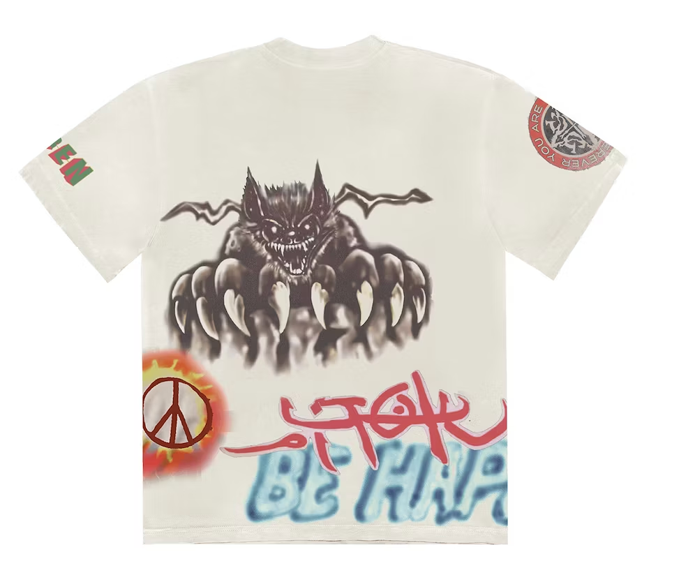 Travis Scott Siren Tee White