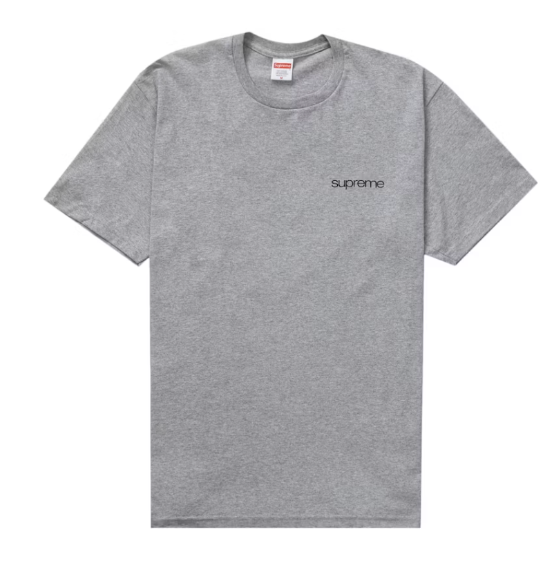 Supreme NYC Tee Heather Grey