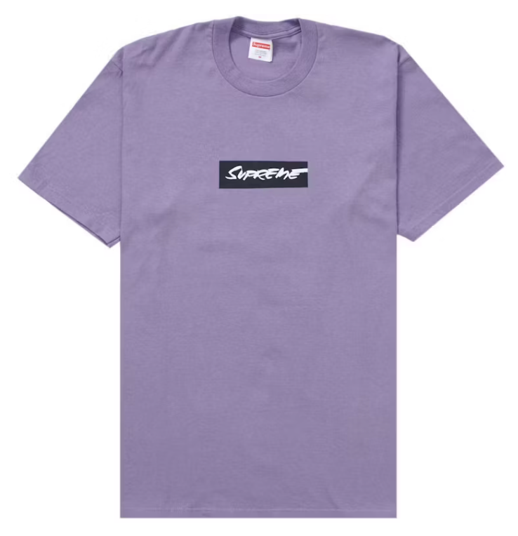 Supreme Futura Box Logo Tee Dusty Purple