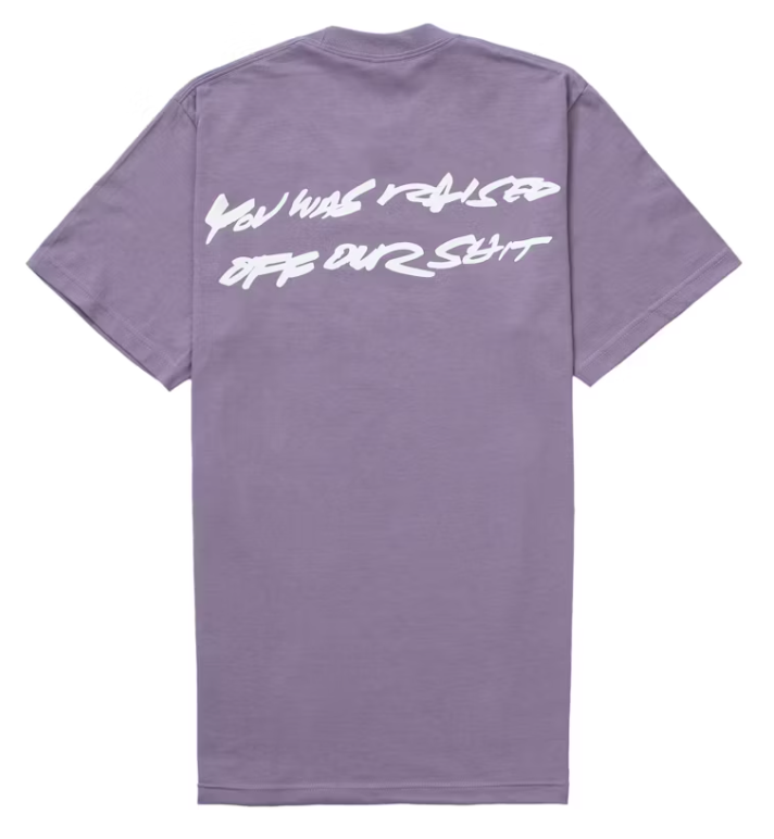 Supreme Futura Box Logo Tee Dusty Purple