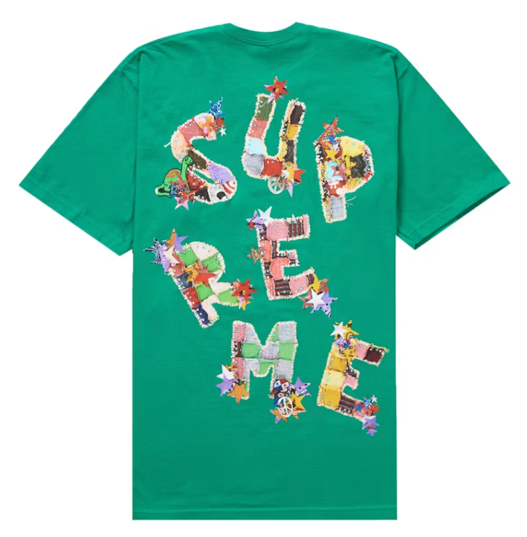 Supreme Patchwork Tee Green