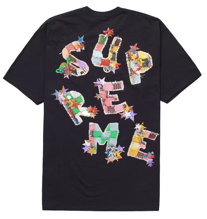 Supreme Patchwork Tee Black