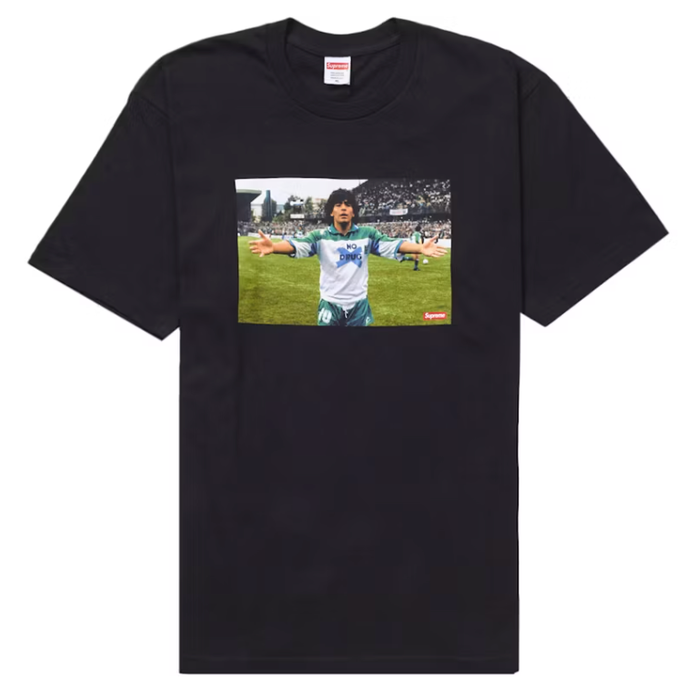 Supreme Maradona Tee Black