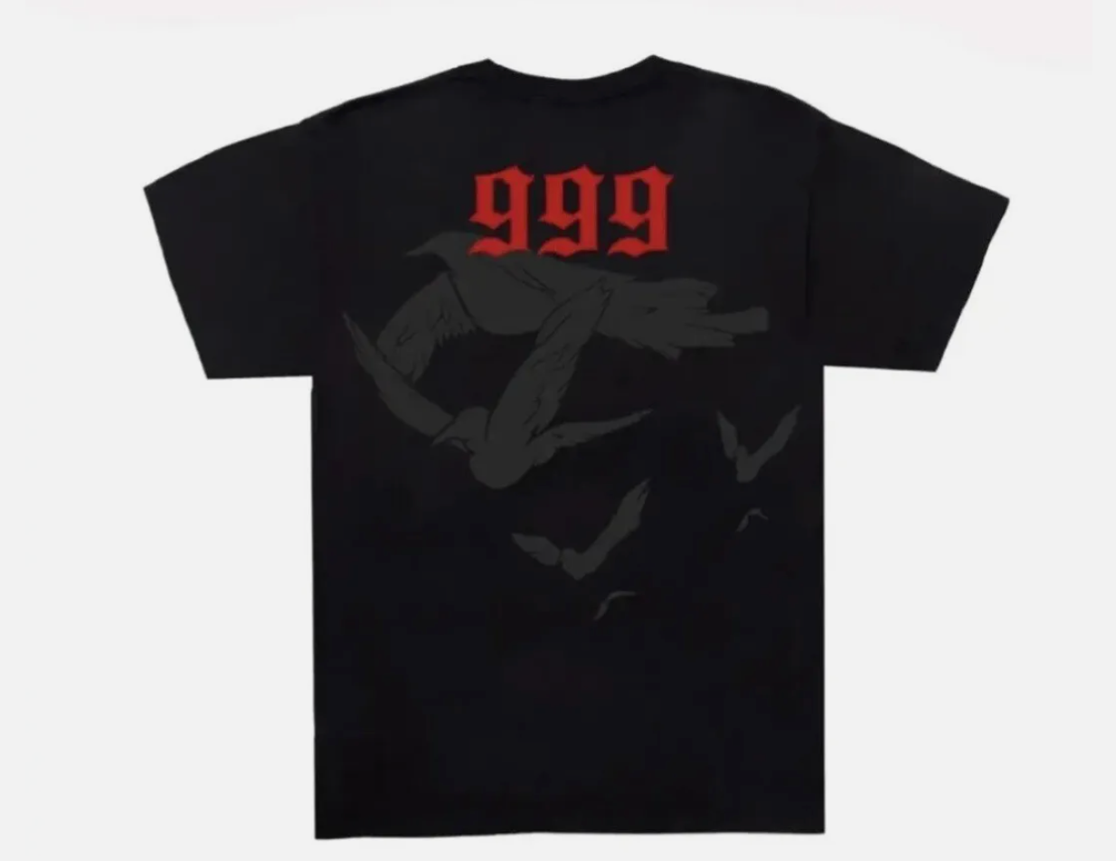 REVENGE DOVE TEE BLACK/RED