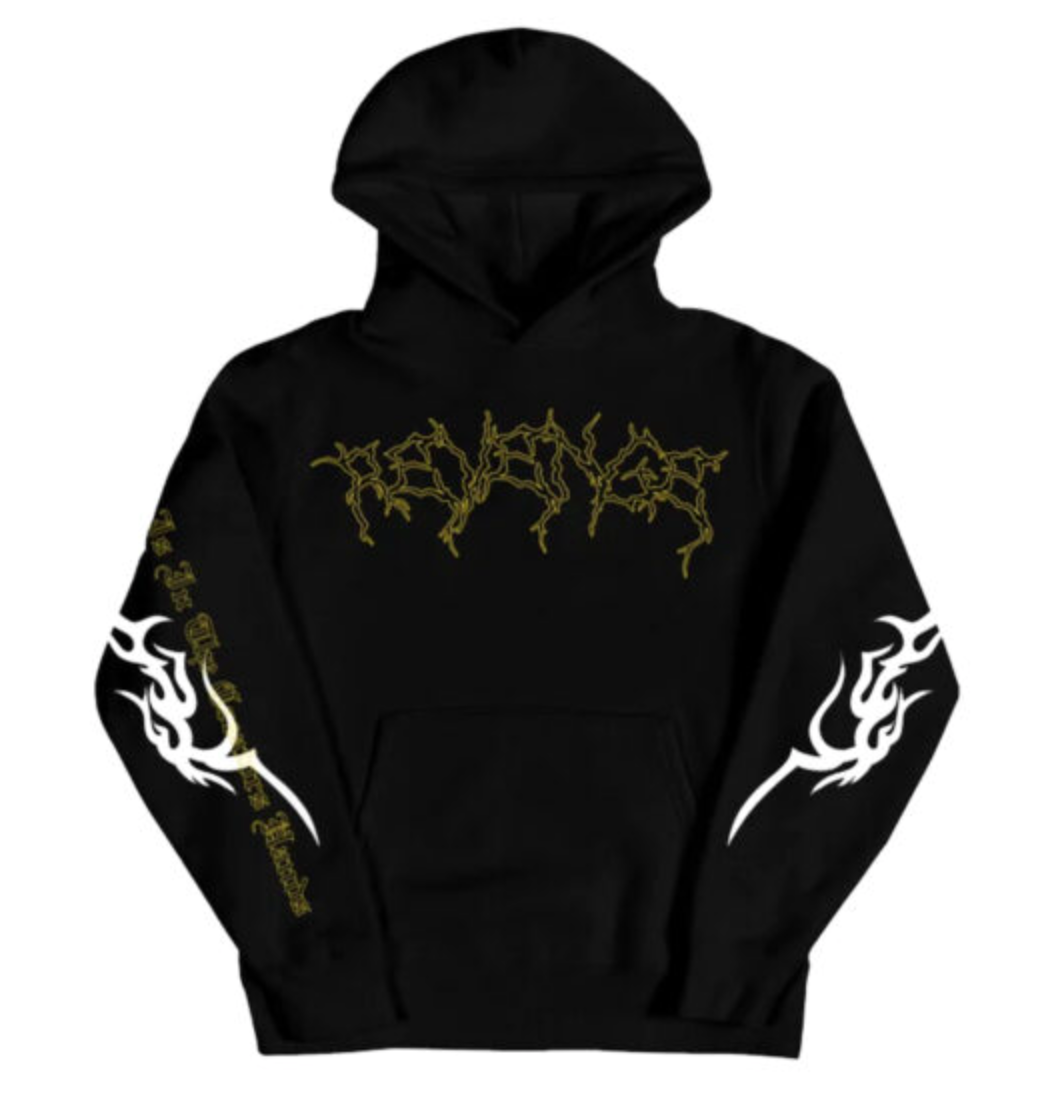 Revenge Spider Lightning Cerberus Hoodie Black