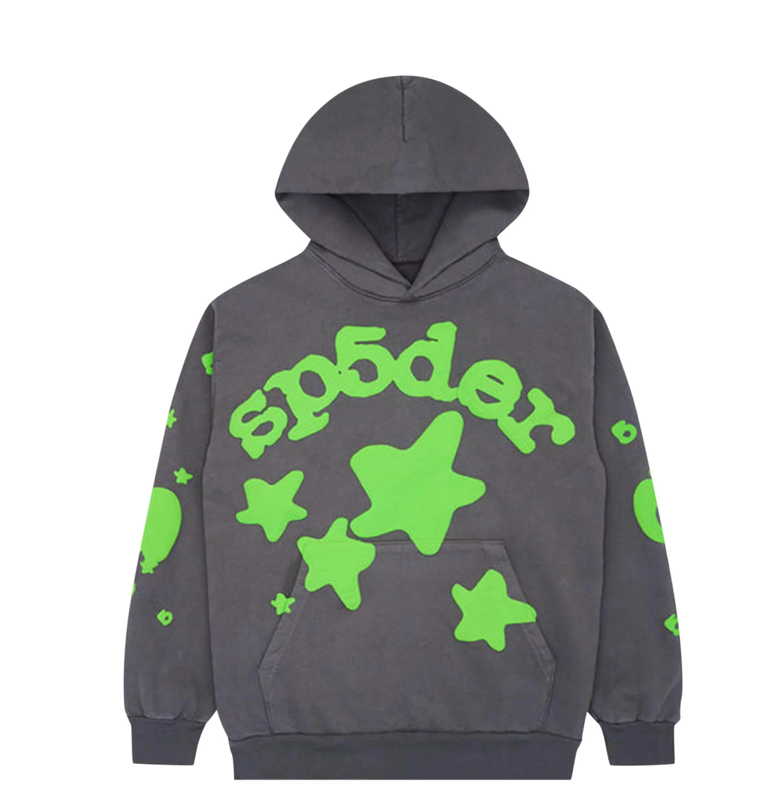 Sp5der Beluga Hoodie 'Slate Grey/Green'
