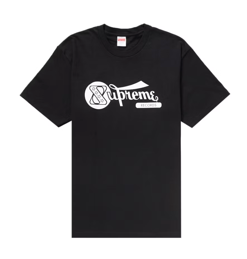 Supreme Records Tee Black