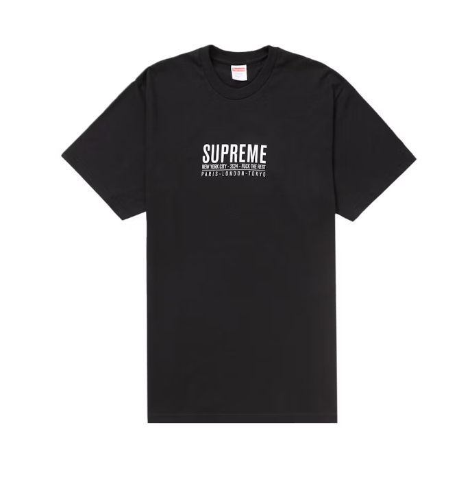 Supreme Paris Tee Black