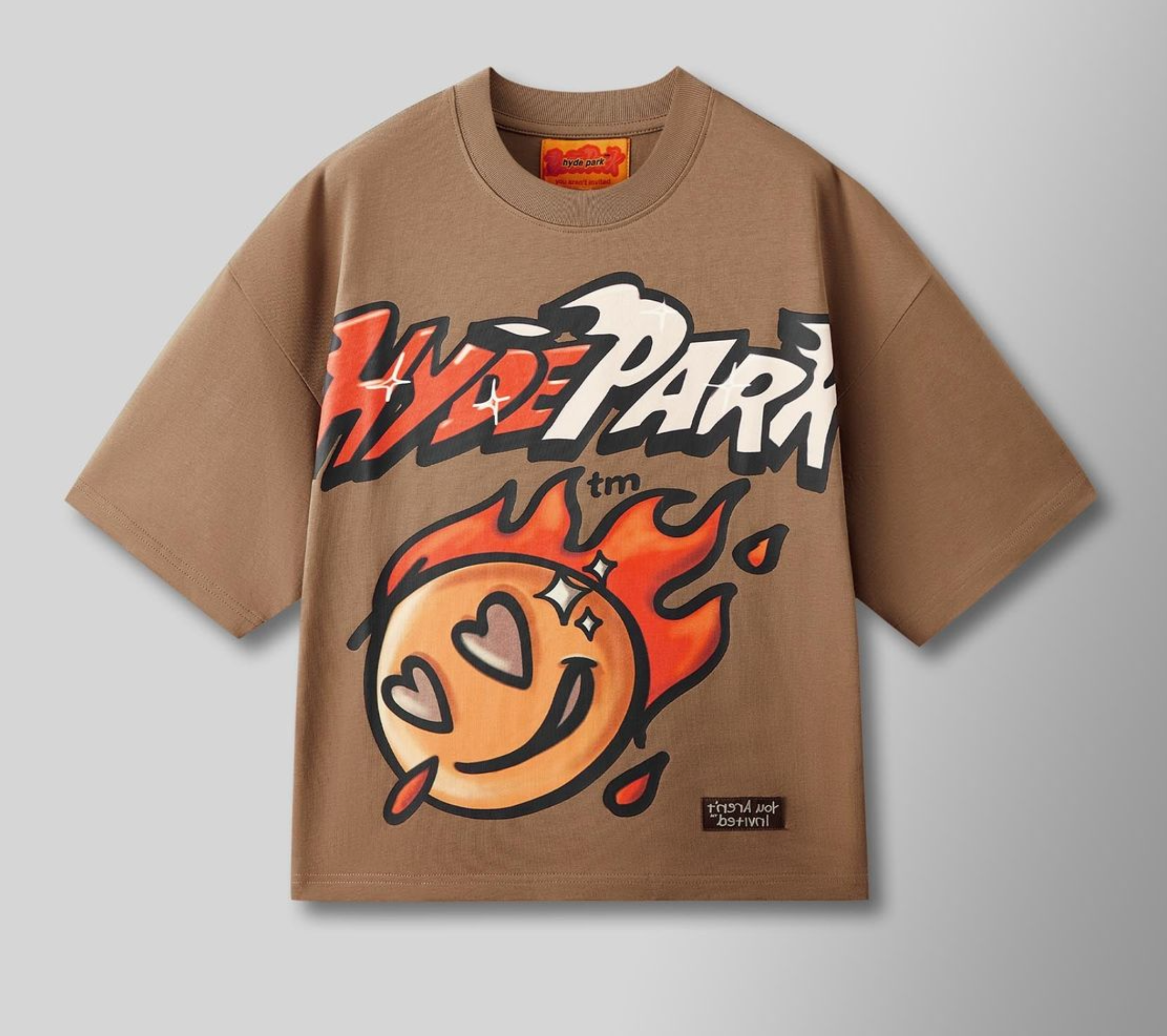 Hyde Park Coming in Hot Tee - Brown