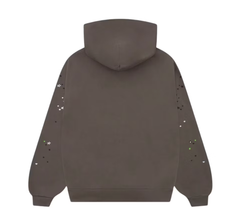Sp5der Punk V2 Hoodie Slate Grey