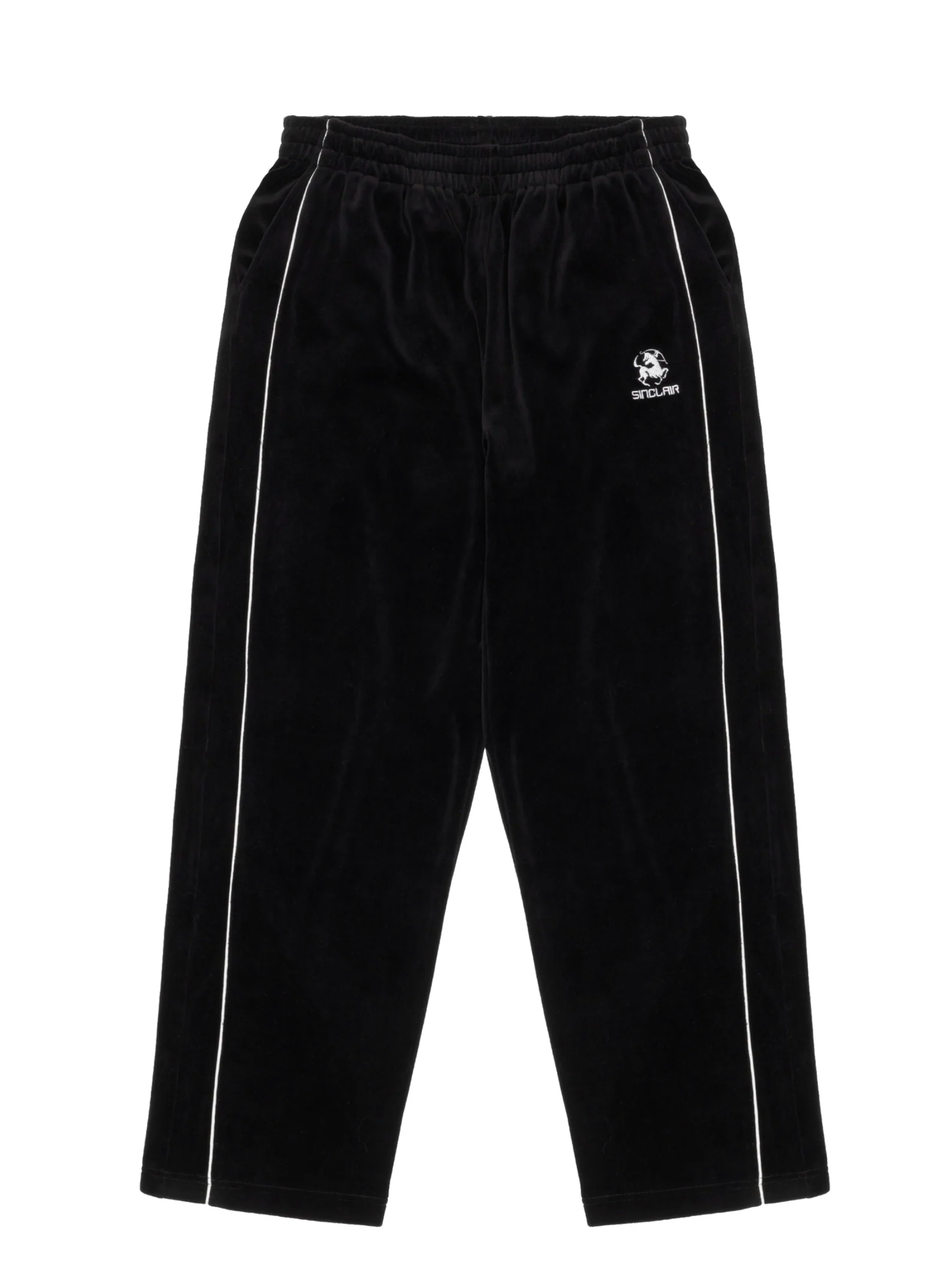 Sinclair Velour Piping Pant Black SS25