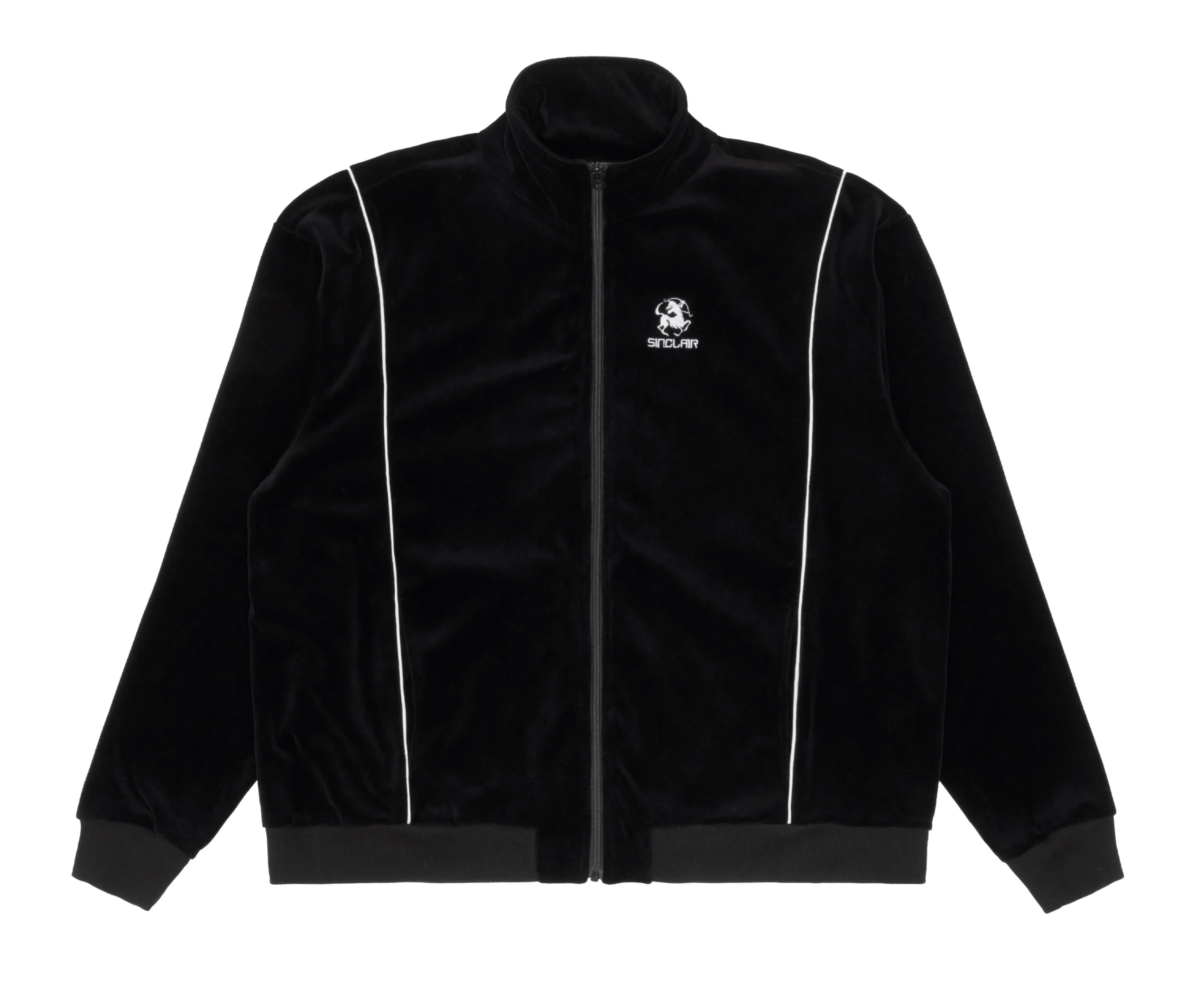 Sinclair Velour Piping Jacket Black SS25