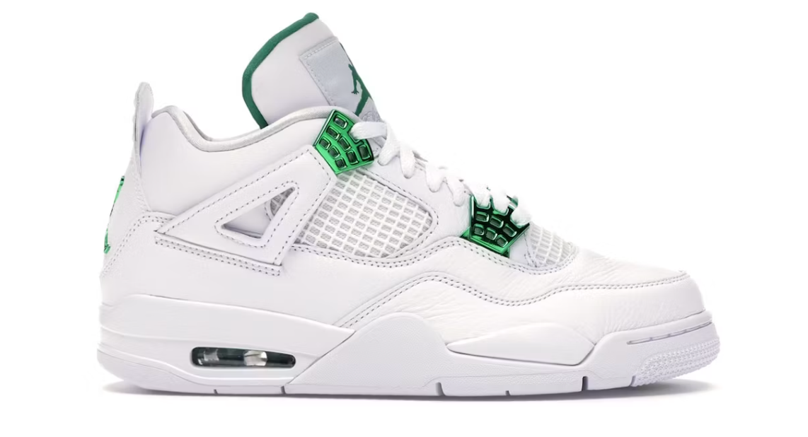 Air Jordan 4 Retro Metallic Green