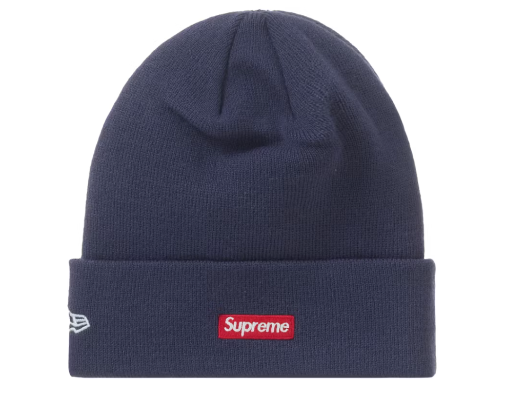 Supreme New Era $ Beanie Navy